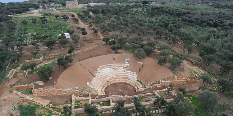 Restoration of the ancient theatre of Aptera